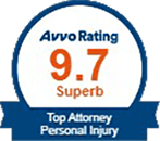 Logo Recognizing Jason R. Schultz P.C.'s affiliation with AVVO personal injury